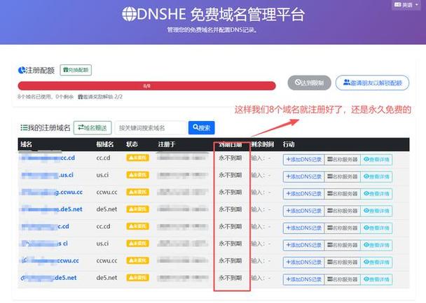 免费com网站域名注册