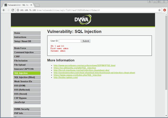 可以被sql注入的网站